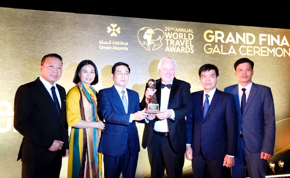 Tổ chức World Travel Awards trao giải cho đại diện tỉnh Vĩnh Phúc